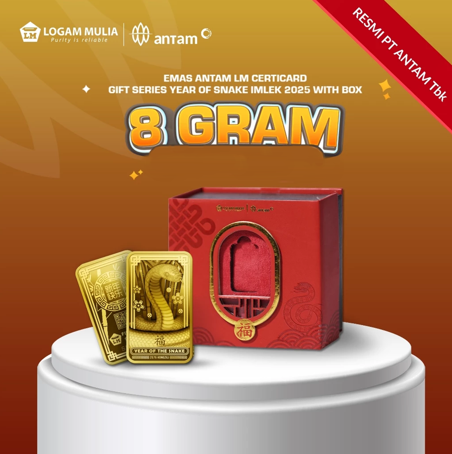 Emas Imlek Of The Year Snake - 8 gram