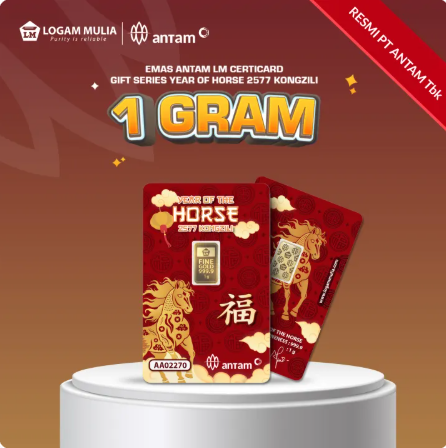 Emas Antam LM Gift Series Imlek 2026 Year of The Horse - 1 gram